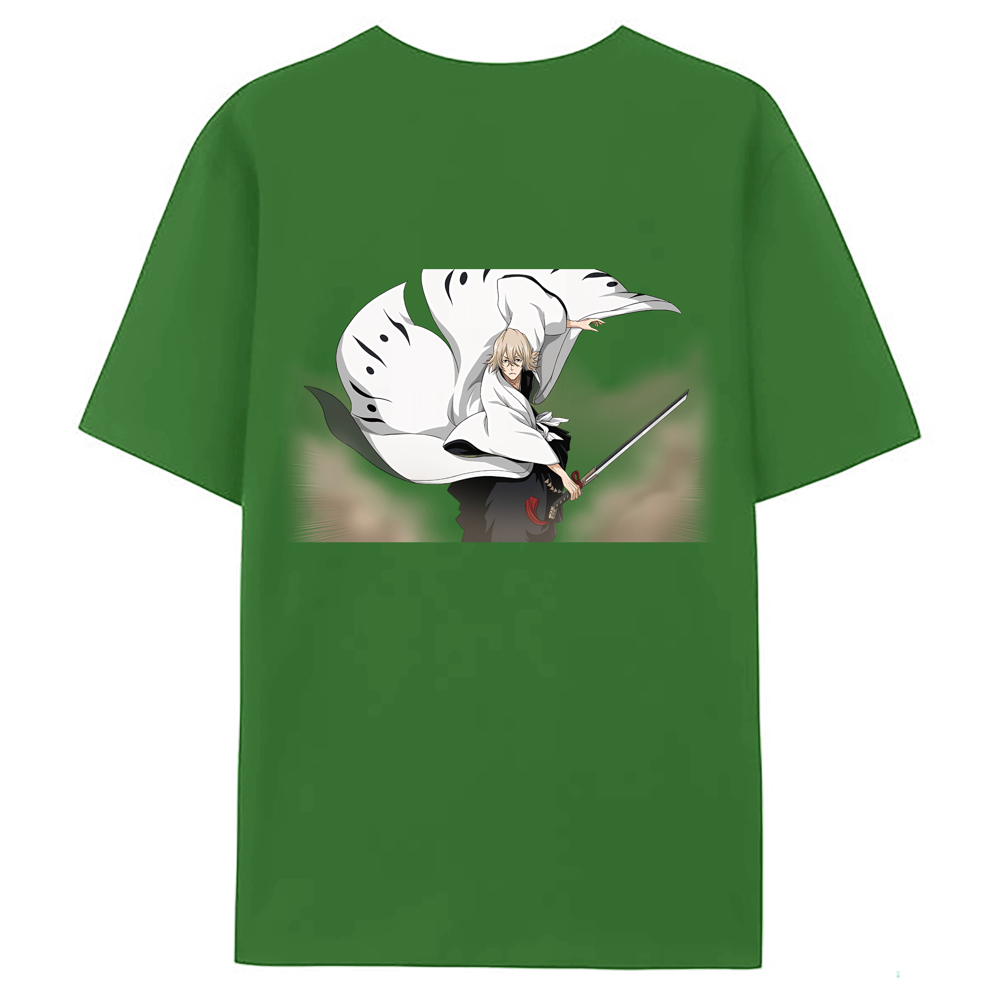 （画像用） "ブリーチ 浦原 喜助（うらはら きすけ） BLEACH Urahara Kisuke " レディース半袖Tシャツ(バックプリント)